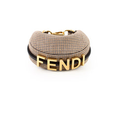 Fendi Fendigraphy Nano Brown Houndstooth