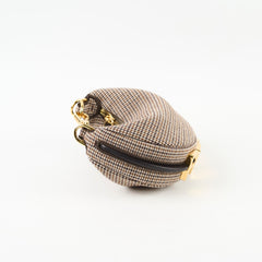 Fendi Fendigraphy Nano Brown Houndstooth
