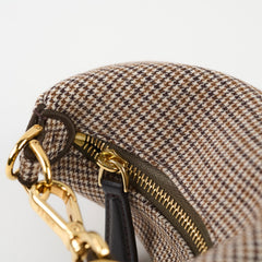 Fendi Fendigraphy Nano Brown Houndstooth