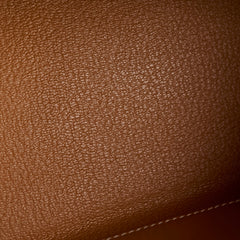 Hermes Kelly 32 Togo Gold A Stamp