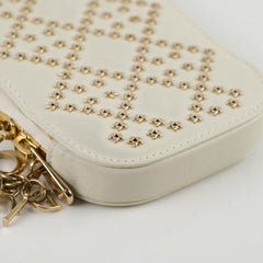 Christian Dior Call'in Vertical Star Stud Phone Pouch