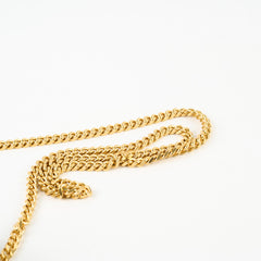 Saint Laurent Cassandre Wallet On Chain Dark Green