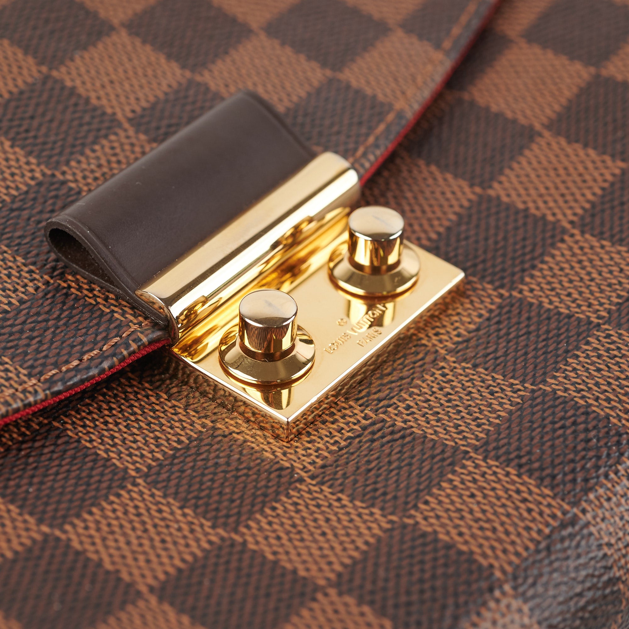 Croisette cloth handbag Louis Vuitton Beige in Cloth - 32627077