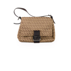 Fendi Mama Baguette Canvas Brown