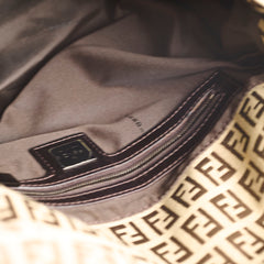 Fendi Mama Baguette Canvas Brown