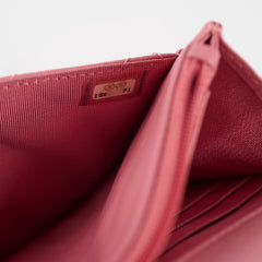 Chanel Pink Lambskin Wallet On Chain WOC