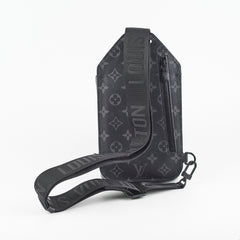 Louis Vuitton Monogram Saumur Sling Bag Black