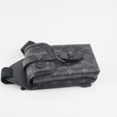 Louis Vuitton Monogram Saumur Sling Bag Black