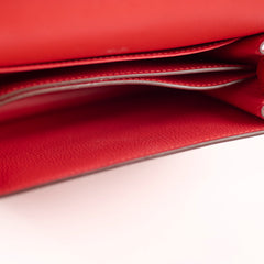 Red Roulis Hermes Mini Roulis Evercolor Red X Stamp