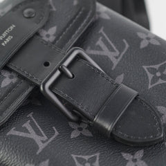 Louis Vuitton Monogram Saumur Sling Bag Black