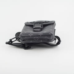 Louis Vuitton Monogram Saumur Sling Bag Black