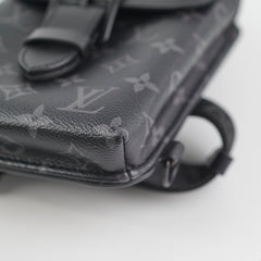 Louis Vuitton Monogram Saumur Sling Bag Black