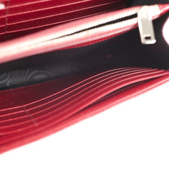 Saint Laurent Cassandra Wallet On Chain Burgundy