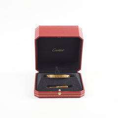 Cartier Love Bracelet Size 17 Yellow Gold 2022