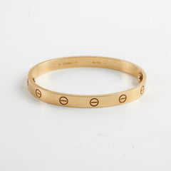 Cartier Love Bracelet Size 17 Yellow Gold 2022