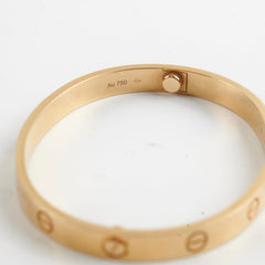 Cartier Love Bracelet Size 17 Yellow Gold 2022