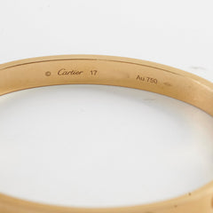 Cartier Love Bracelet Size 17 Yellow Gold 2022