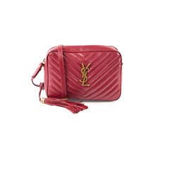 Saint Laurent Lou Camera Bag Burgundy