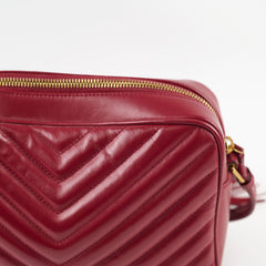 Saint Laurent Lou Camera Bag Burgundy
