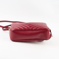 Saint Laurent Lou Camera Bag Burgundy