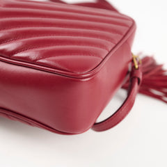 Saint Laurent Lou Camera Bag Burgundy