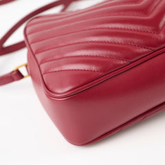Saint Laurent Lou Camera Bag Burgundy