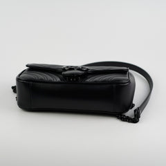 Gucci Black Marmont Mini Black Shoulder Bag