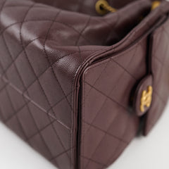 Chanel 25 Small Caviar Brown (Microchipped)