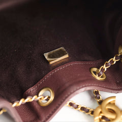 Chanel 25 Small Caviar Brown (Microchipped)