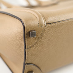 Celine Micro Luggage Beige Calfskin