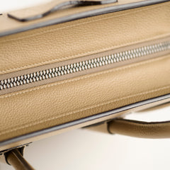 Celine Micro Luggage Beige Calfskin