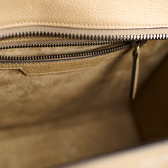 Celine Micro Luggage Beige Calfskin