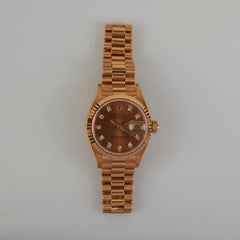 Rolex 26mm 18k Yellow Gold with Diamonds