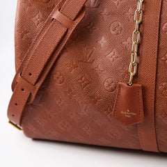 Louis Vuitton x NBA Keepall 55 Bandouliere Embossed Leather Brown