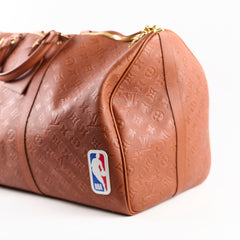 Louis Vuitton x NBA Keepall 55 Bandouliere Embossed Leather Brown