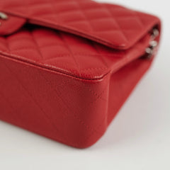 Chanel Classic Flap Medium Caviar Red