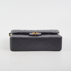 Chanel Small Caviar Double Classic Flap Black 12 Series
