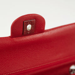 Chanel Classic Flap Medium Caviar Red