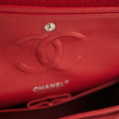 Chanel Classic Flap Medium Caviar Red