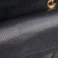 Chanel Small Caviar Double Classic Flap Black 12 Series