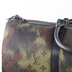 Louis Vuitton x Virgil Abloh Camouflage Monogram Keepall 50 Bandouliere Black/Khaki