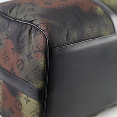 Louis Vuitton x Virgil Abloh Camouflage Monogram Keepall 50 Bandouliere Black/Khaki