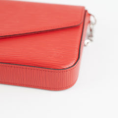 Louis Vuitton Pochette Felicie Red Epi