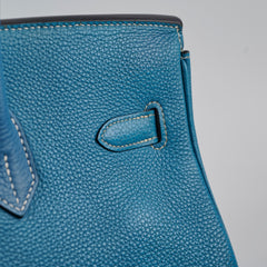 Hermes Birkin 35 Bleu Jeans - H Square
