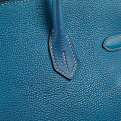 Hermes Birkin 35 Bleu Jeans - H Square