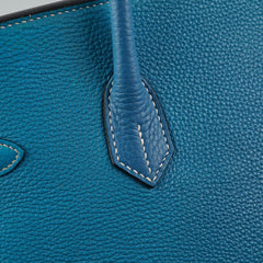 Hermes Birkin 35 Bleu Jeans - H Square