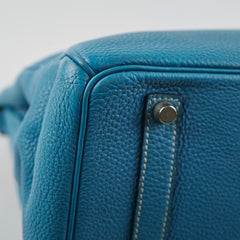Hermes Birkin 35 Bleu Jeans - H Square