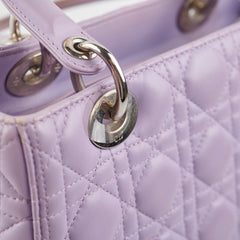 Christian Dior Medium Lady Dior Lambskin Lilac