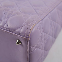 Christian Dior Medium Lady Dior Lambskin Lilac