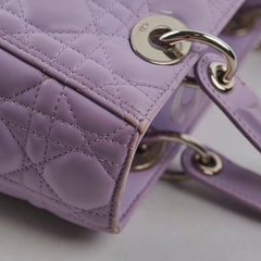 Christian Dior Medium Lady Dior Lambskin Lilac